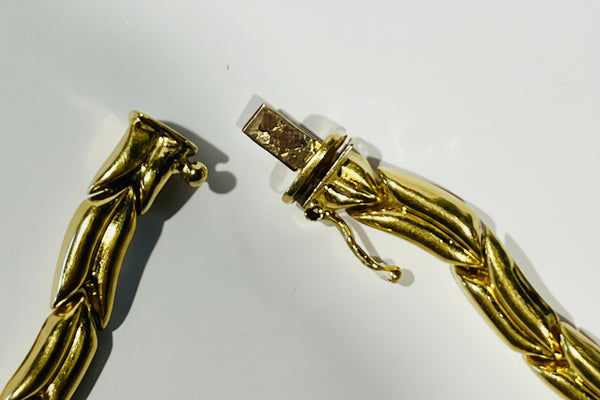 Bracelet Maillon Or Jaune 18 K - 11.22 G