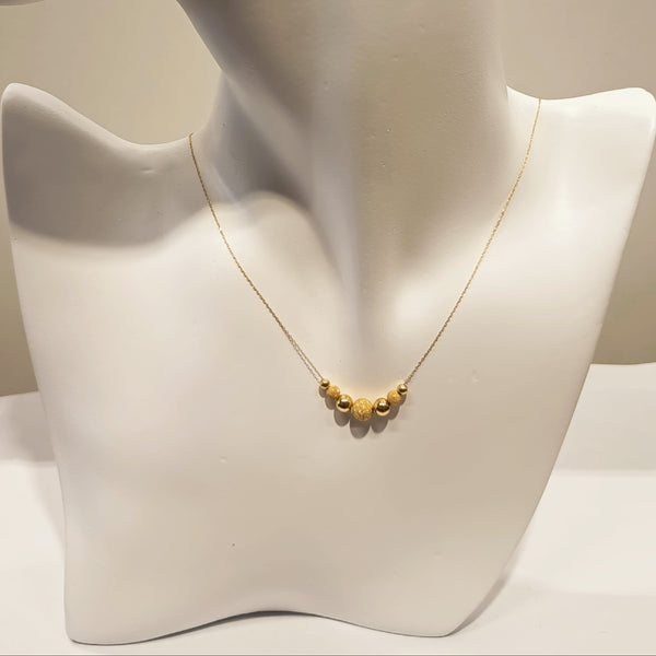 Collier en Or Jaune 18 Carats Maille Fine