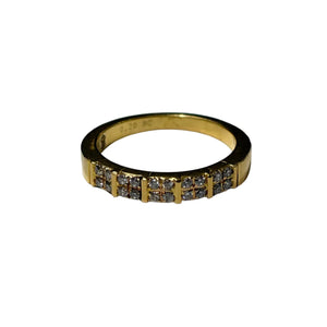 Bague Demi Tour Or Jaune 750/1000