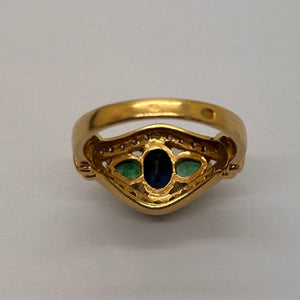 Bague en or jaune 18K Taille-54