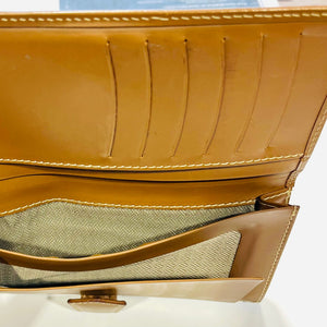 Portefeuille Christian Dior Beige & Marron