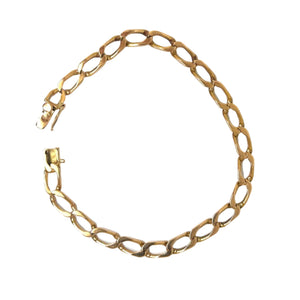 Bracelet Maillon Cheval en Or Jaune 18 Carats