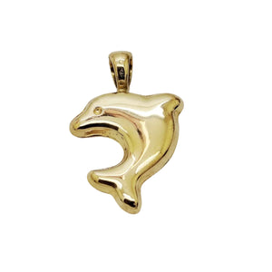 Pendentif Dauphin en Or Jaune 18 Carats