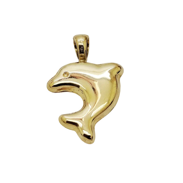 Pendentif Dauphin en Or Jaune 18 Carats