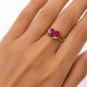 Bagues en  Or jaune 18K - 1.74 Grs - Taille 53