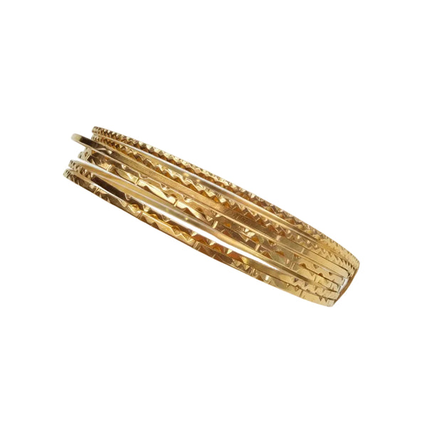 Bracelet jonc or jaune 18k
