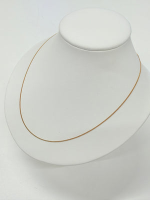 Collier Chaîne en Or Jaune 18k Maille Forçat