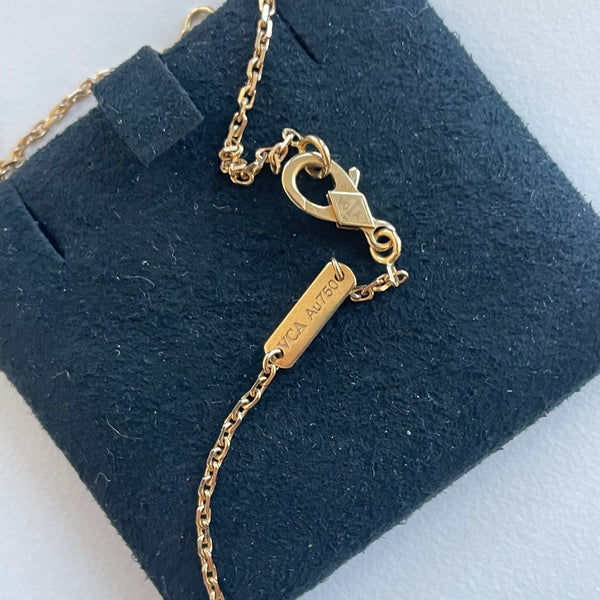 Collier Alhambra Van Cleef & Arpels en or jaune 18K - 5.6 Grs