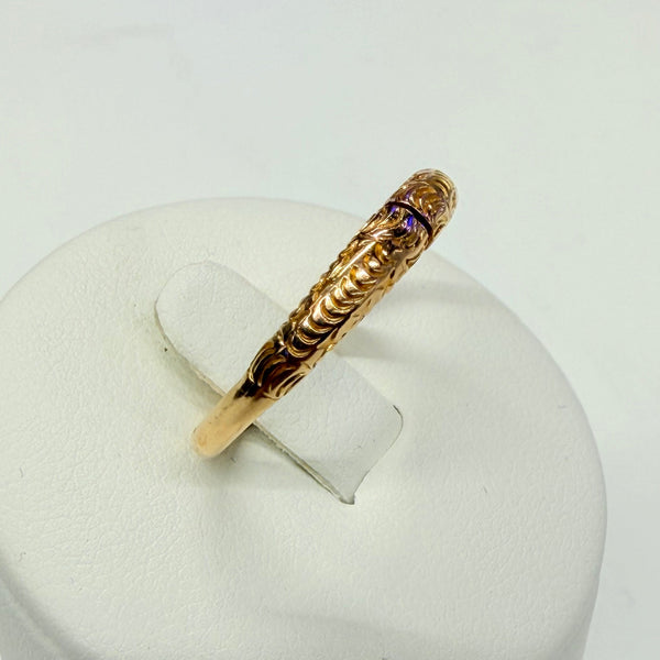 Bague en Or Jaune 18K - 4.01G - Taille 54