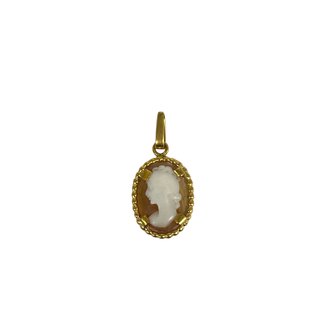 Pendentif Camée Or Jaune 18K 1.62 Grs