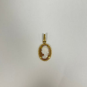 Pendentif Camée Or Jaune 18K 1.62 Grs