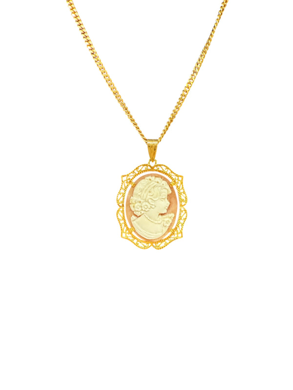 Camée en Or Jaune 18K 4.10 Grs