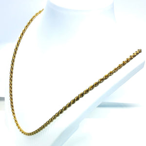 Collier Sautoir en Or Jaune 18k -64cm
