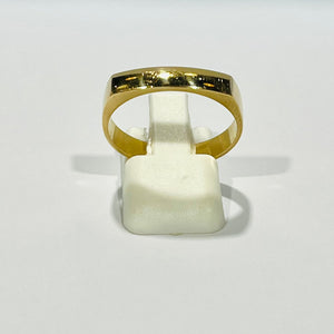 Bague Chevalière en Or Jaune 18K