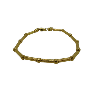 Bracelet en or jaune 18K 10.59 Grs