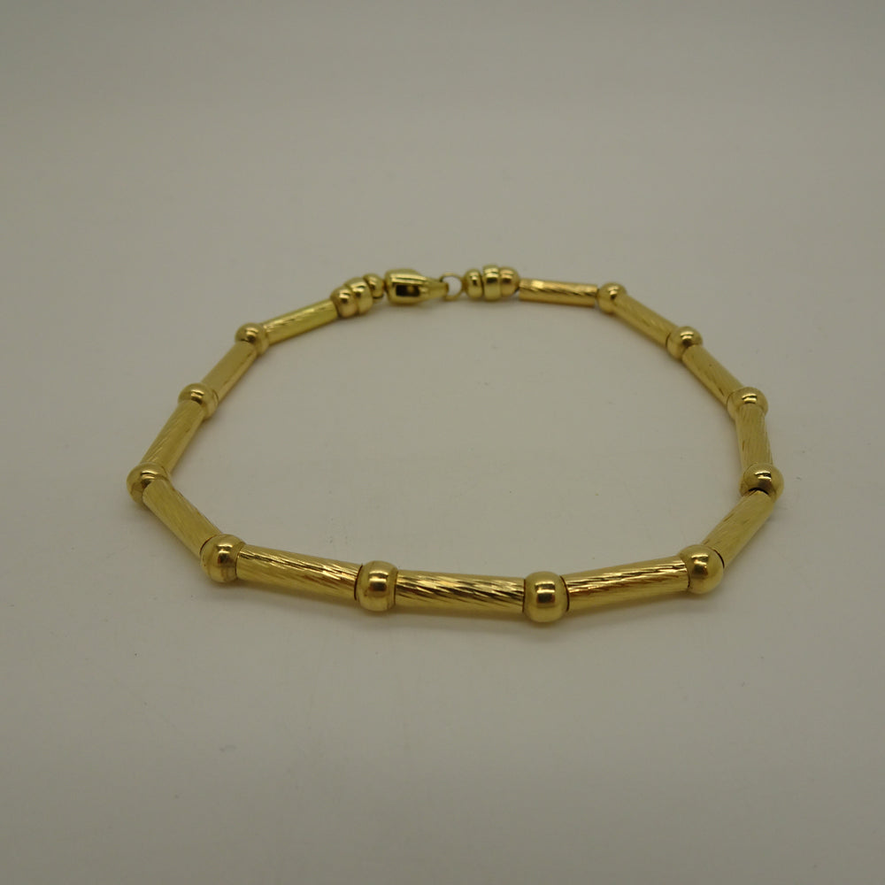 Bracelet en or jaune 18K 10.59 Grs