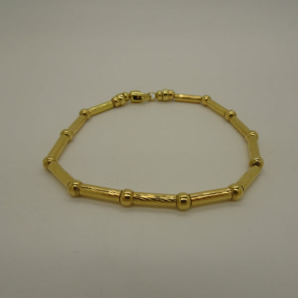 Bracelet en or jaune 18K 10.59 Grs