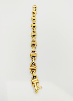 Bracelet en or jaune 18 K -  40.27 G