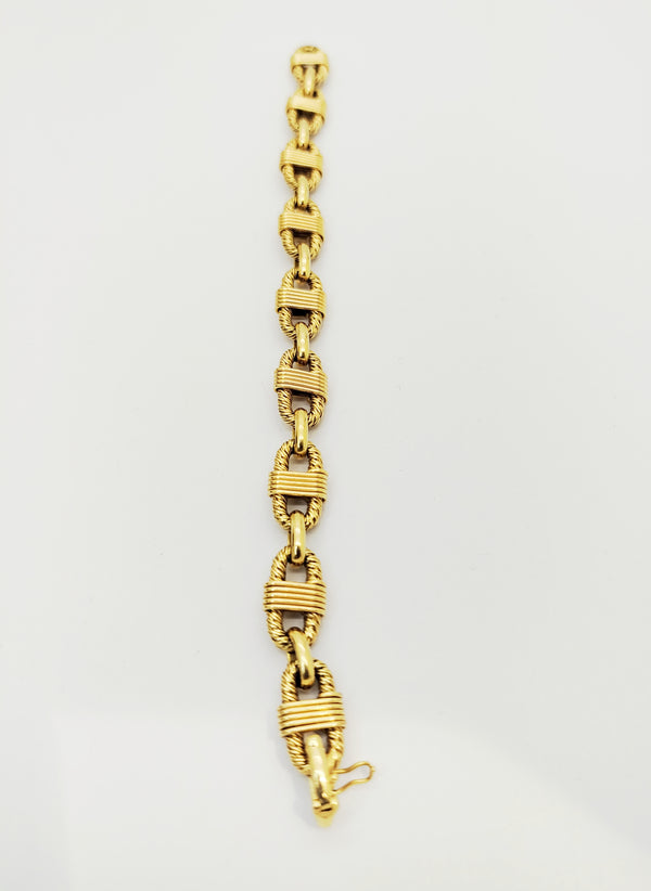 Bracelet en or jaune 18 K -  40.27 G
