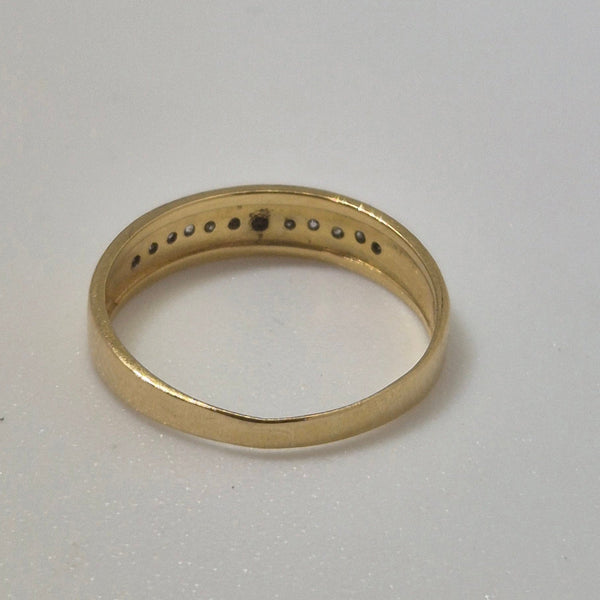 Bague alliance en Or Jaune 18K 2.15 Grs - Taille 53