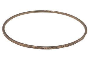 Bracelet jonc en or jaune 18 carats