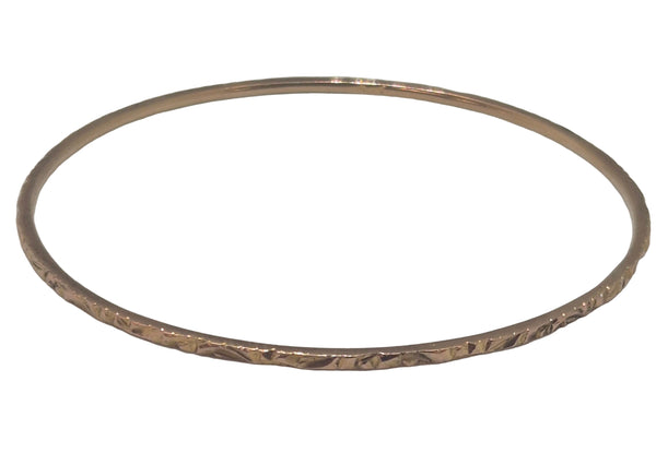 Bracelet jonc en or jaune 18 carats