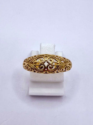 Superbe alliance en Or jaune 18K T.53