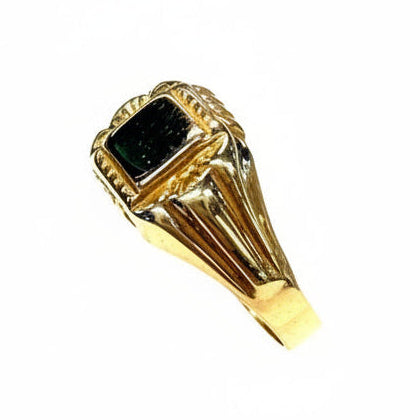 Bague Chevalière en Or Jaune 18k - 1.10 G