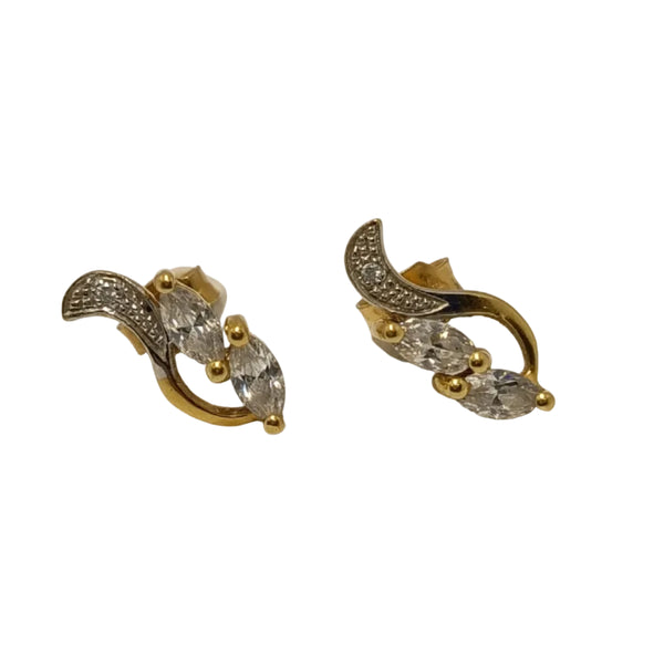 Boucles d'oreilles en Or Jaune 18K - 1.75G