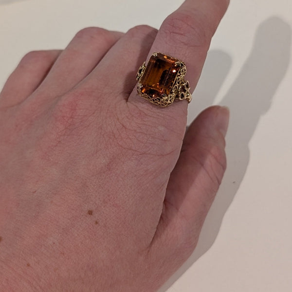 Bague en Or Jaune 18K - 5.81 Grs - Taille 56