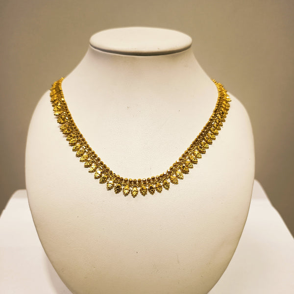 Collier Princesse Pampilles en Or Jaune 18K
