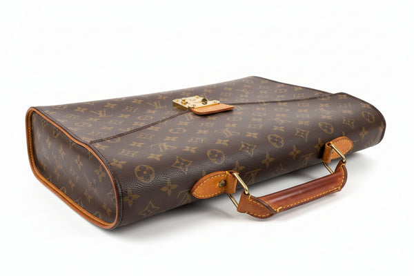 Louis Vuitton Mallette Maron Vintage Toile Monogramme
