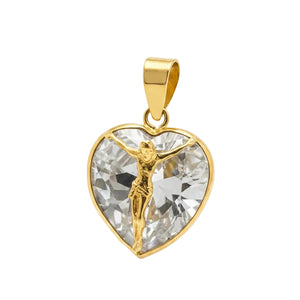 Pendentif Symbole Or Jaune 18 Carats avec Oxydes