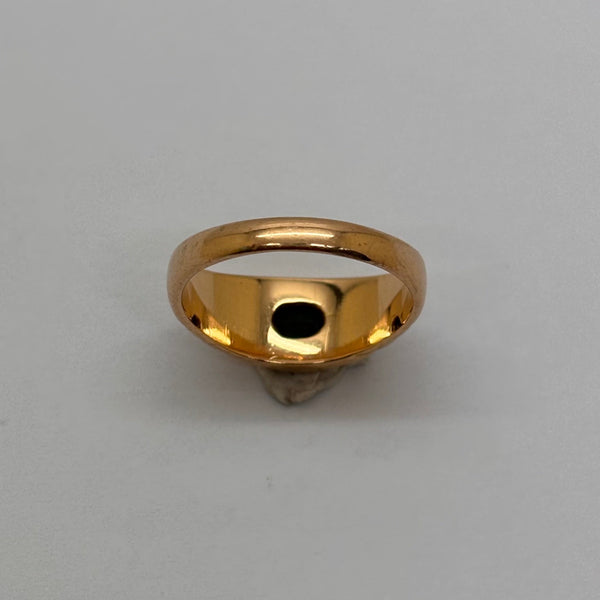 Chevalière en Or jaune 18K - 2.63g