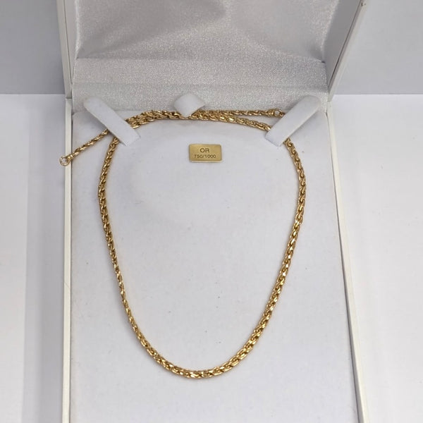 Collier en Or Jaune 18K - 6.76 Grs