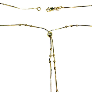 Collier cravate en or jaune 18k - 3.97 G
