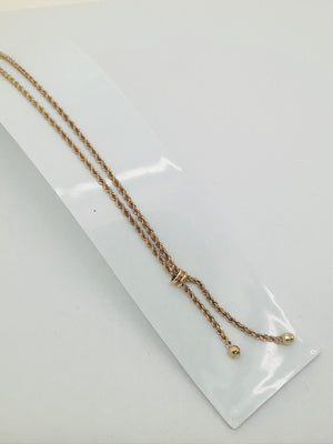 Collier Princesse en Or Jaune 18 Carats – 44 Cm