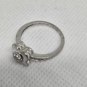 Bague en Or Blanc et Diamants Taille -52