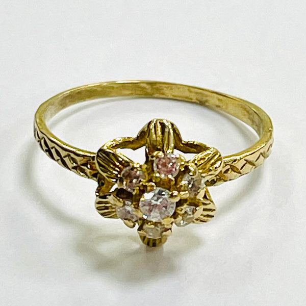 Bague Chou en Or Jaune 18K 6 - Taille 56 - 2.68G