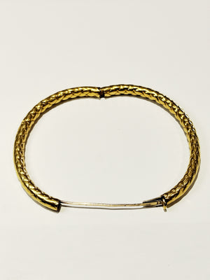 Bracelet Jonc en Or Jaune 18K 12.66 Grs