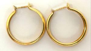 Créoles en or jaune 18 K - 1.87 G