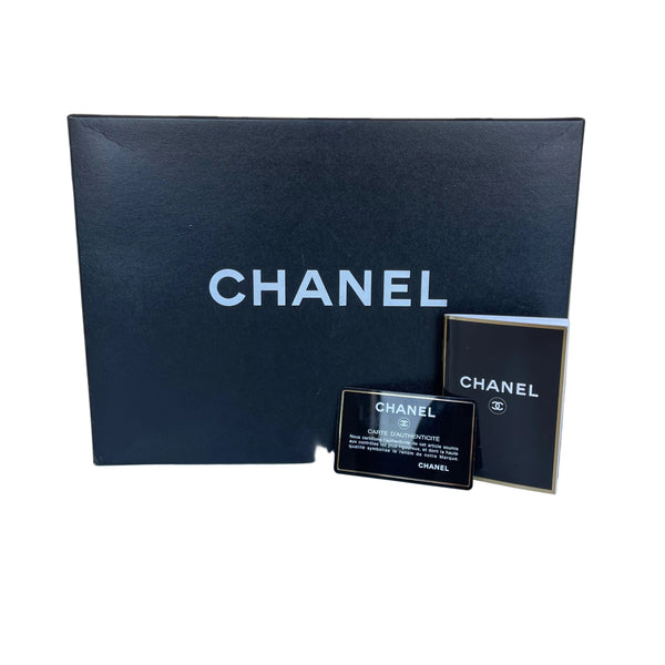 Sac à main Chanel Single Flap en cuir noir