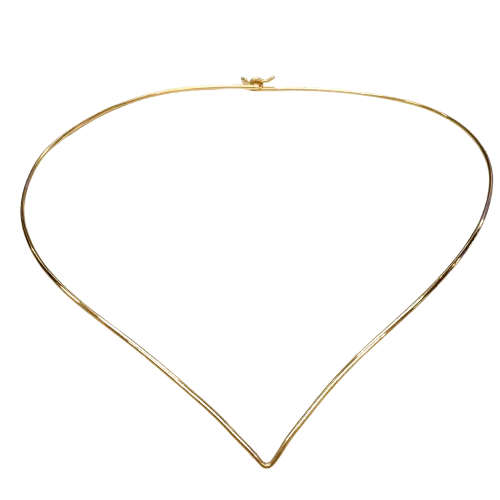 Collier Ras du Cou en Or Jaune 18k - 7.90 Grs