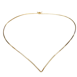 Collier Ras du Cou en Or Jaune 18k - 7.90 Grs