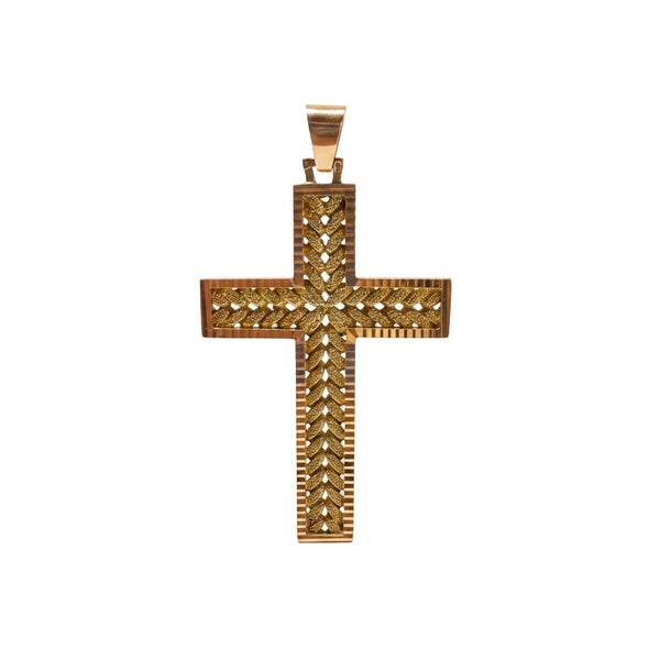 Pendentif Croix en Or Jaune 18k - 6.93 G
