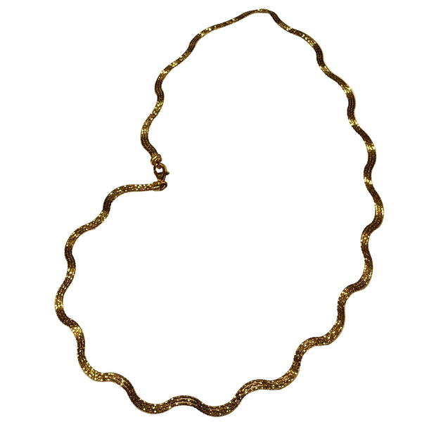 Collier Ras du Cou en Or Jaune 18K