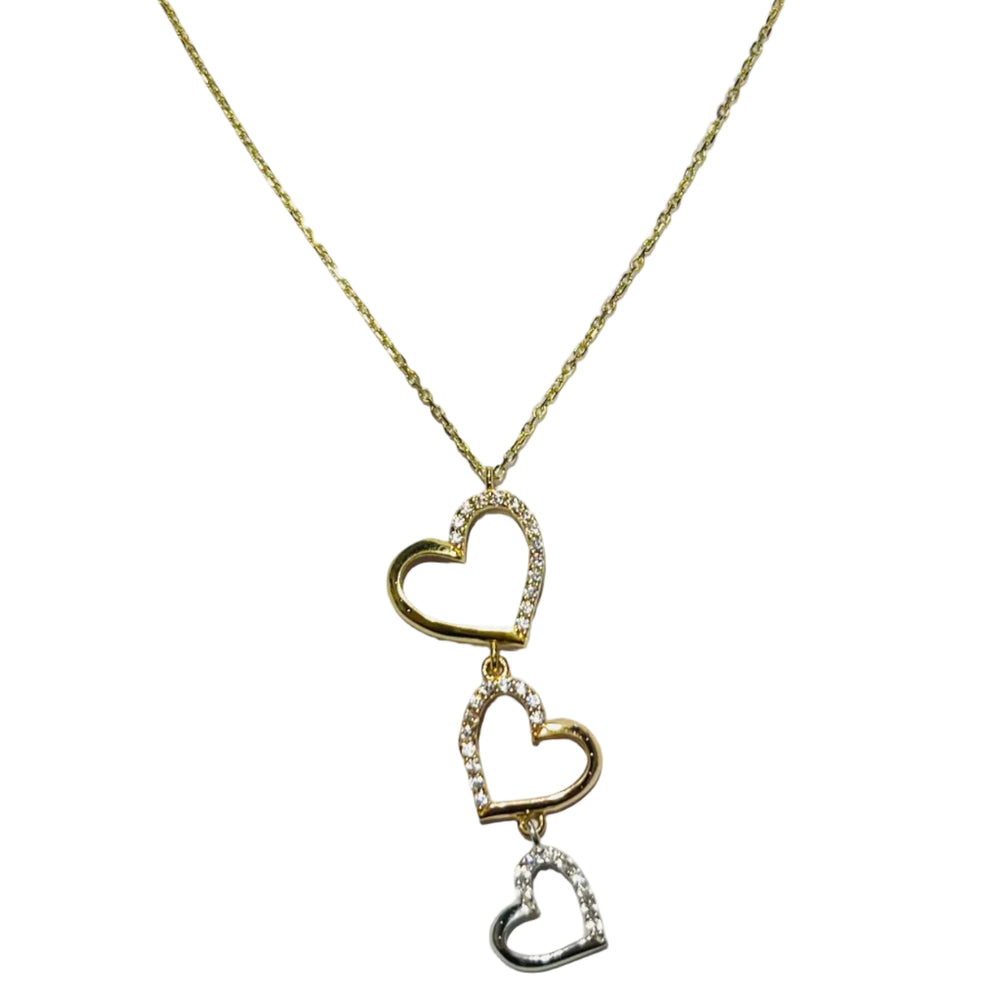 Collier Princesse en Or Tricolore - 2.85G