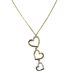 Collier Princesse en Or Tricolore - 2.85G