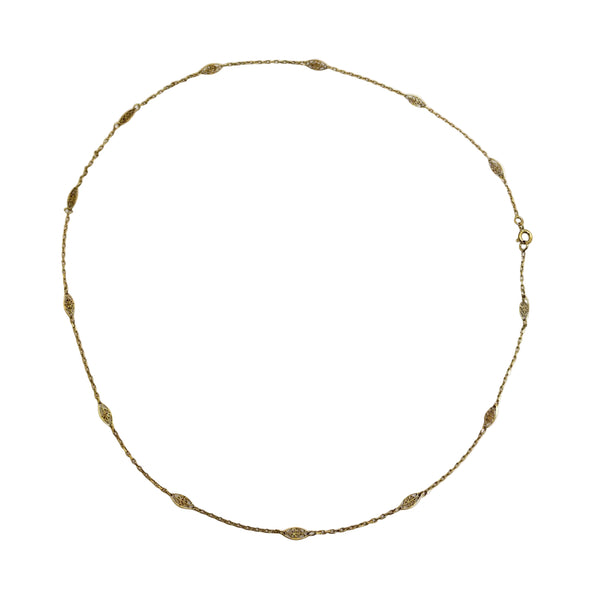 Collier Matinée en Or Jaune 18k - 5.44Grs
