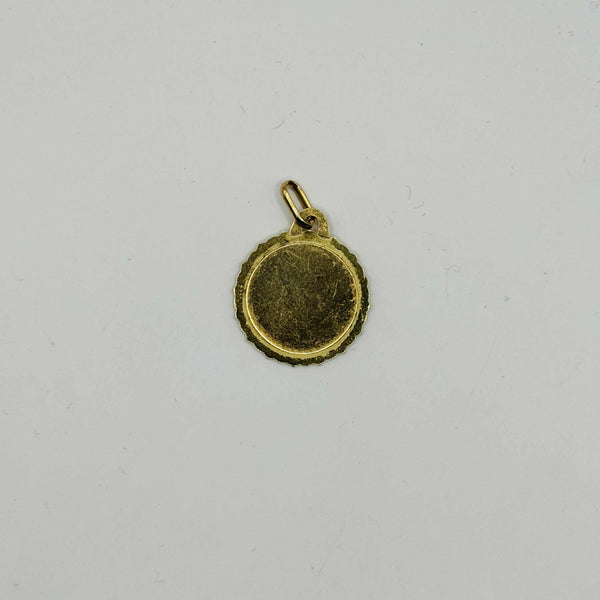 Pendentif Médaille en Or Jaune 18K 2.88 Grs